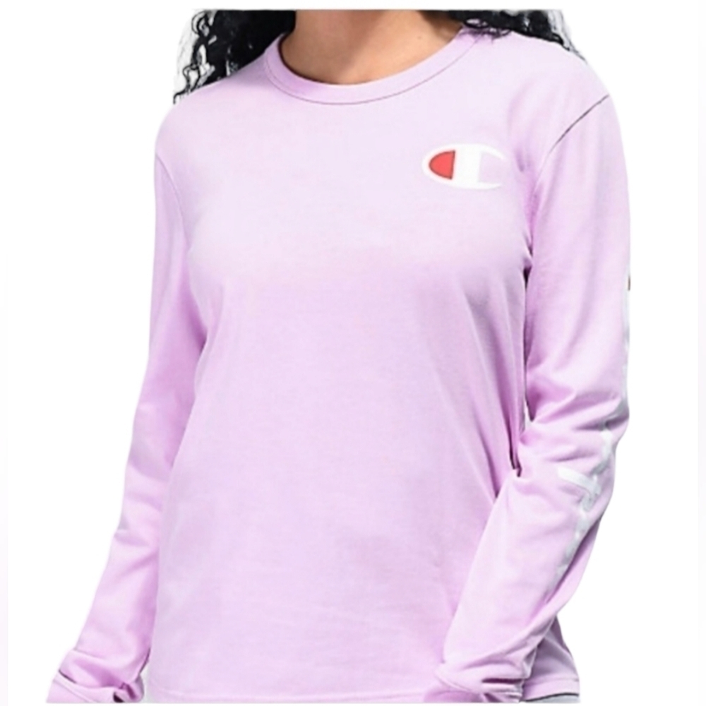 Champion Long Sleeve Oversized Athletic shirt size XS